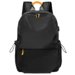 Breathable Pressure-Relief Multi-functional USB Laptop Backpack, Waterproof Contrast Commute & School Casual Bag