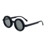 Minimalist Metal Double Bridge Pilot Gradient Gray Sunglasses Unisex