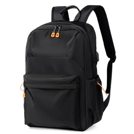 Minimalist Contrast USB Waterproof Commute Laptop Backpack