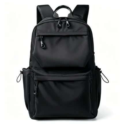 Multi-compartment Water Resistant Laptop Backpack, Large Capacity Casual Bag for Travel & School