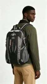Large Capacity Water Resistant Hiking Backpack, Breathable Pressure-Relief Multi-functional Travel Rucksack - Image 2