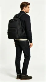 Minimalist Multi-pocket Waterproof Commute Laptop Backpack - Image 2