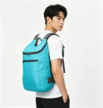 Minimalist Grid Ultra-light Foldable Waterproof Outdoor Portable Backpack - Image 2