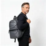 Minimalist Glossy Waterproof Men Commute Sling Chest Bag - Image 2