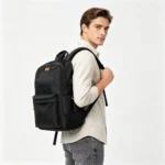 Minimalist Contrast USB Waterproof Commute Laptop Backpack - Image 2