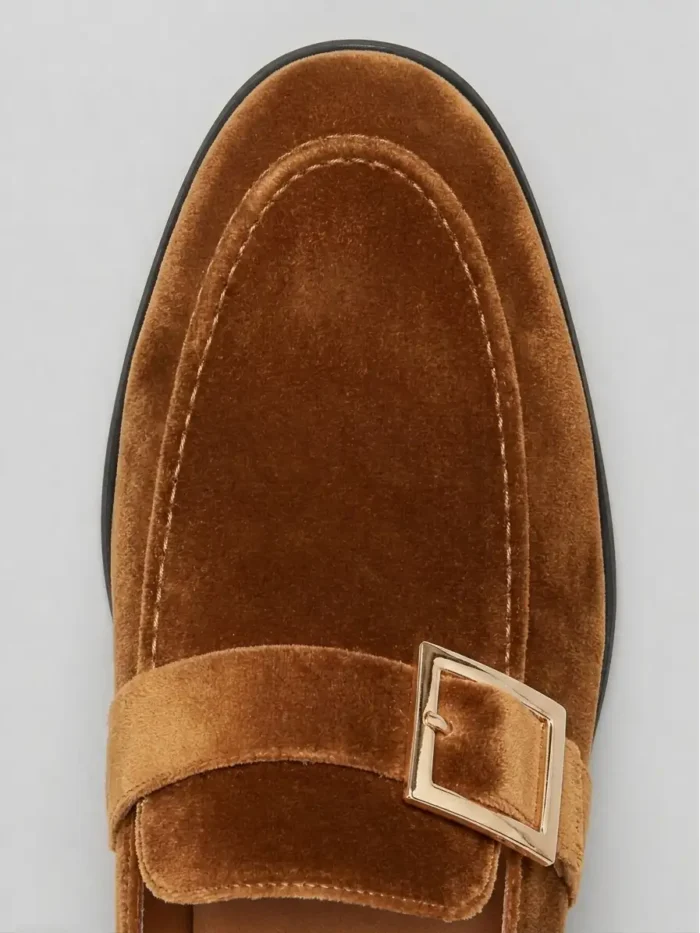 Suede Driving Shoes - Image 4