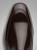 Men's Polished Leather Chelsea Boots Slip-On Ankle Dress Boots - Image 8