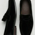 Men's Classic Suede Penny Loafers