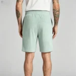 Vintage Embroidered Leather-Patch Corduroy Drawstring Shorts - Image 19