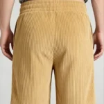 Vintage Embroidered Leather-Patch Corduroy Drawstring Shorts - Image 18