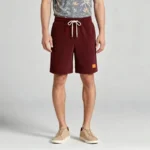 Vintage Embroidered Leather-Patch Corduroy Drawstring Shorts - Image 8