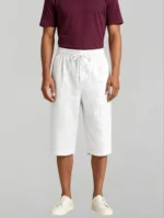 Modern Fit Linen Blend Cropped Pants - Image 21