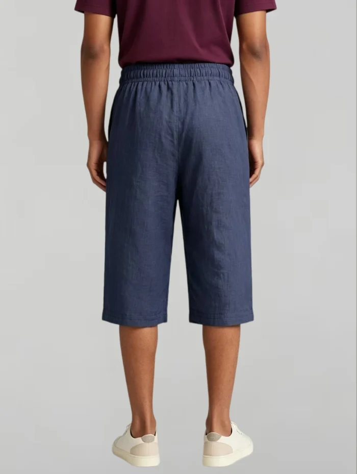 Modern Fit Linen Blend Cropped Pants - Image 19