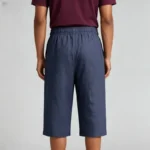 Modern Fit Linen Blend Cropped Pants - 图片 12