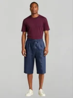 Modern Fit Linen Blend Cropped Pants - Image 18