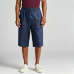 Modern Fit Linen Blend Cropped Pants - 图片 13