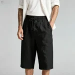 Modern Fit Linen Blend Cropped Pants - 图片 14