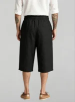 Modern Fit Linen Blend Cropped Pants - Image 16