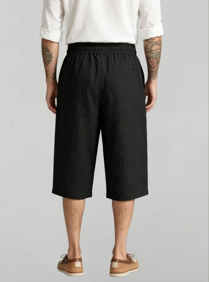 Modern Fit Linen Blend Cropped Pants - Image 16