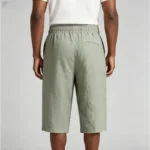 Modern Fit Linen Blend Cropped Pants - 图片 10