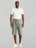 Modern Fit Linen Blend Cropped Pants - Image 9