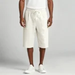 Modern Fit Linen Blend Cropped Pants