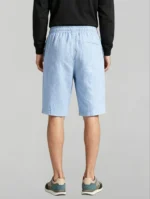 Modern Fit Linen Blend Cropped Pants - Image 4