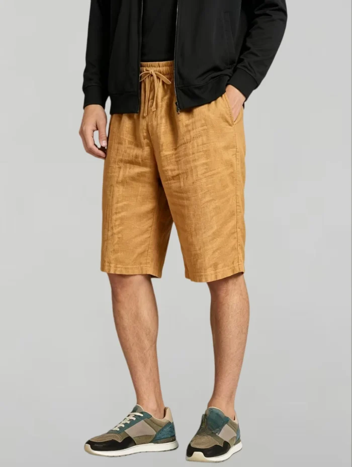 Modern Fit Linen Blend Cropped Pants - Image 25