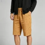 Modern Fit Linen Blend Cropped Pants - 图片 5
