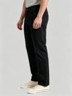 Men's Straight Fit Stretch Twill Chino Pants Business Casual Full Length Trousers - Image 9