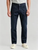 Men's Straight Fit Stretch Twill Chino Pants Business Casual Full Length Trousers - Image 13