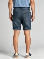 Modern Fit Star Denim Shorts - Image 9