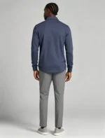 Collar Embroidery Long Sleeve Lapel Polo, Slim Fit Casual Long Sleeve Top for Men - Image 10