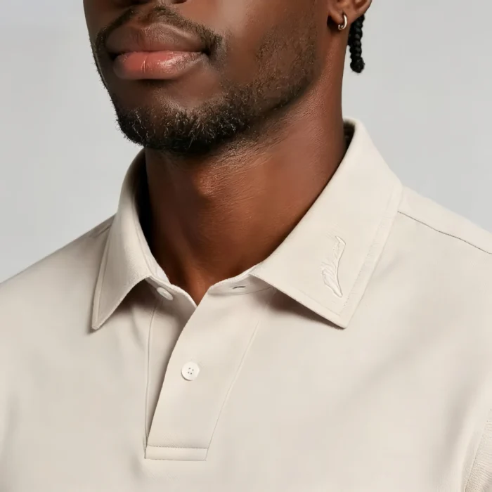 Collar Embroidery Long Sleeve Lapel Polo, Slim Fit Casual Long Sleeve Top for Men - Image 8