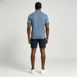 Men's Half Zip Rib Knit Polo - Image 34