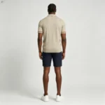 Men's Half Zip Rib Knit Polo - Image 26