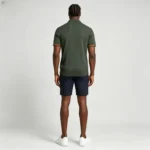 Men's Half Zip Rib Knit Polo - Image 22