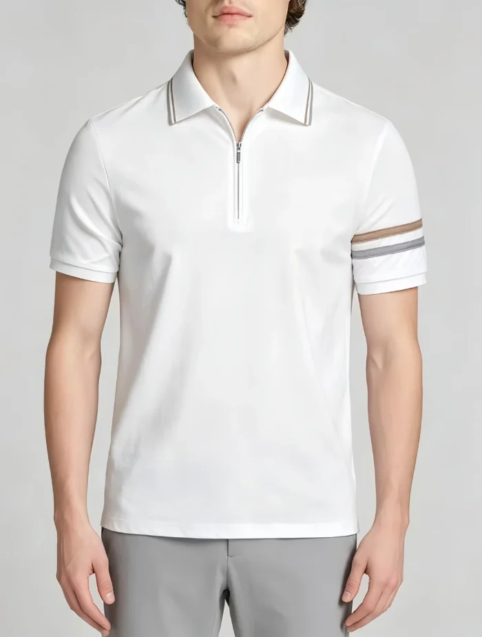 Modern Fit Tencel Cotton Polo - Image 8
