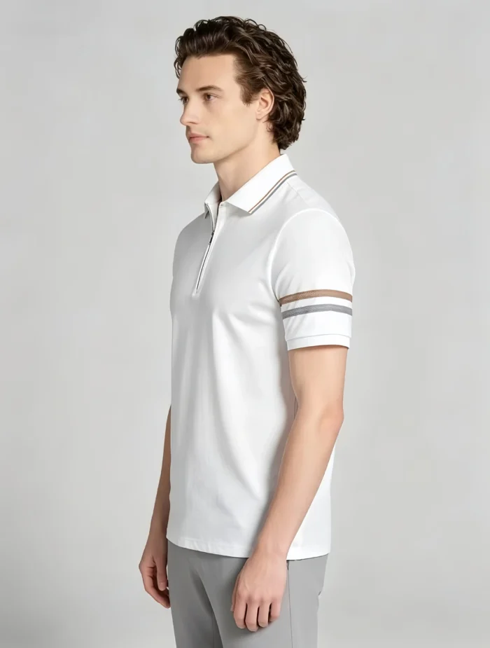 Modern Fit Tencel Cotton Polo - Image 7