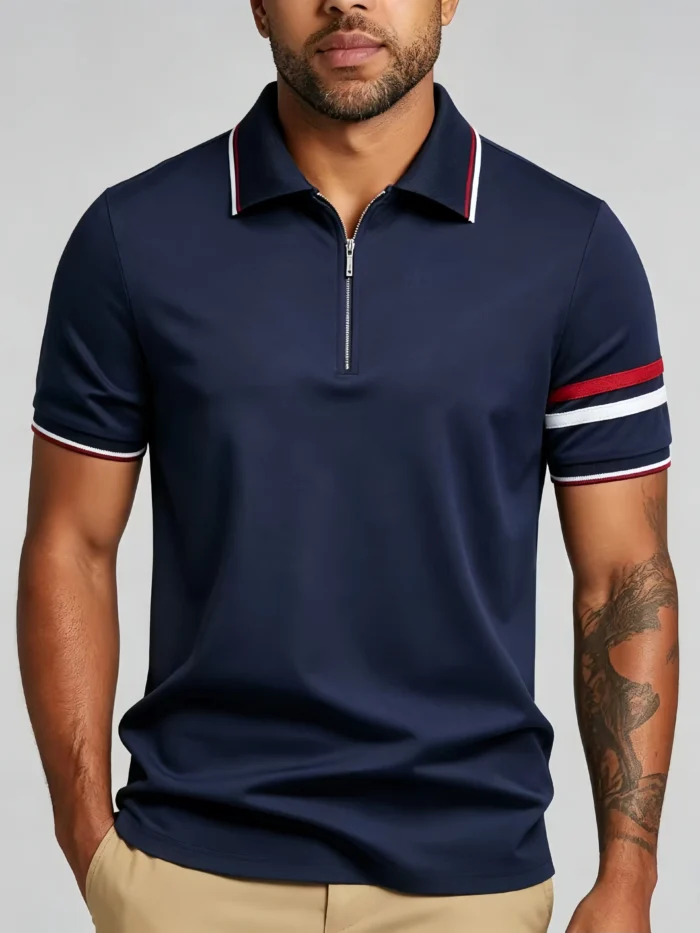 Modern Fit Tencel Cotton Polo - Image 4