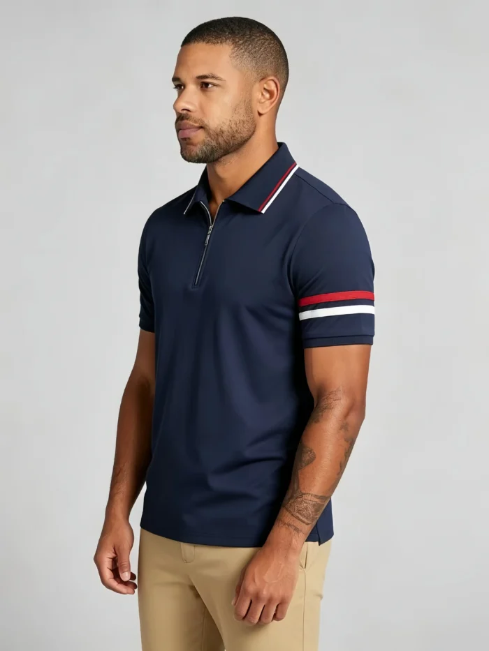 Modern Fit Tencel Cotton Polo - Image 2