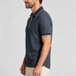 Modern Fit Zip Polo Shirt - Image 2
