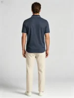 Modern Fit Zip Polo Shirt - Image 6