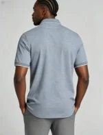 Modern Fit Zip Polo Shirt - Image 3