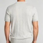Modern Fit Cotton Crew Neck Knit Short Sleeve Tee - 图片 6