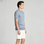 Modern Fit Cotton Crew Neck Knit Short Sleeve Tee - 图片 14