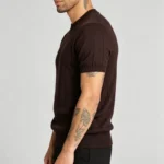 Modern Fit Cotton Crew Neck Knit Short Sleeve Tee - 图片 11