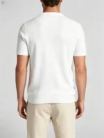 Modern slim-fit crew neck knit T-shirt - Image 7