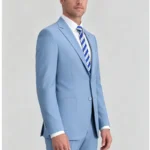 Men's Slim Fit Two-Button 2 Piece Business Suit