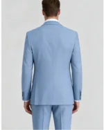 Men's Slim Fit Two-Button 2 Piece Business Suit - 图片 4